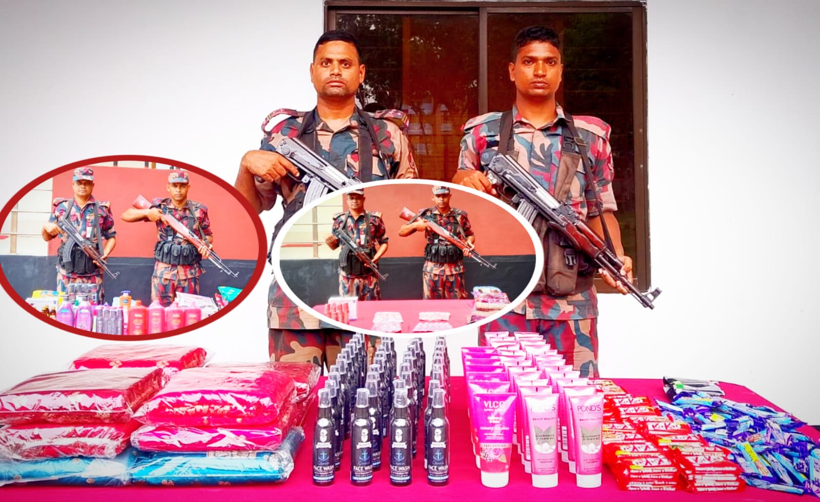 যশোর সীমান্তে ১২ লক্ষ টাকার অবৈধ মালামাল আটক