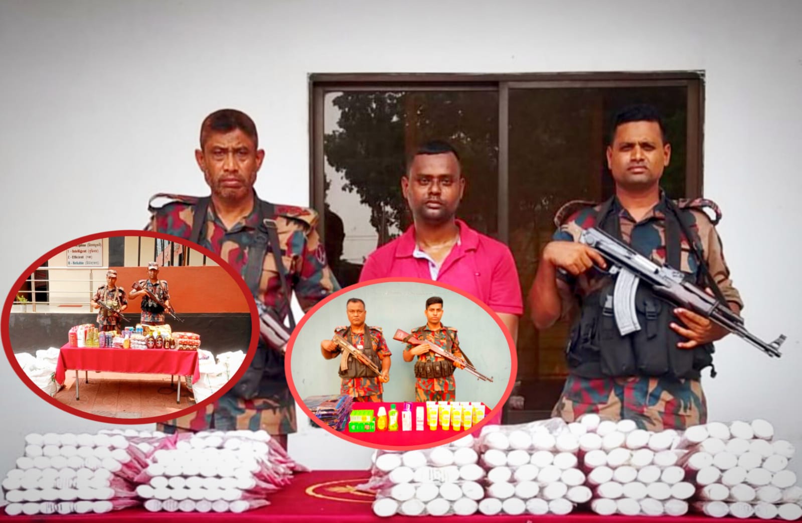 সীমান্তে বিজিবির অভিযানে ১৬ লক্ষ টাকার অবৈধ মালামালসহ আটক-১